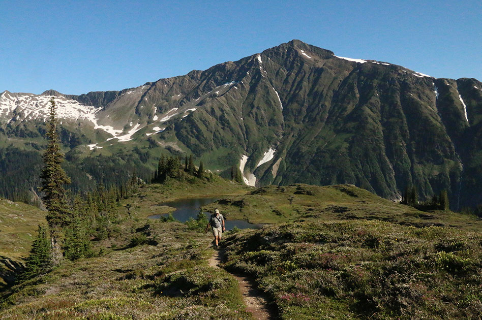 Hiking at Selkirk Mountain Experience