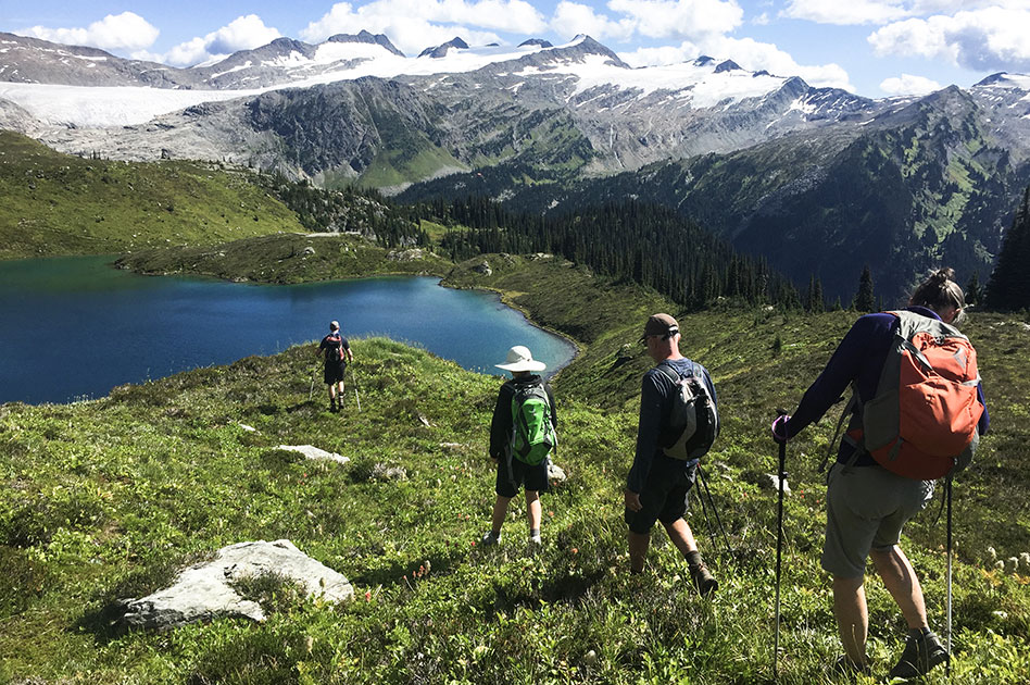 Hiking at Selkirk Mountain Experience