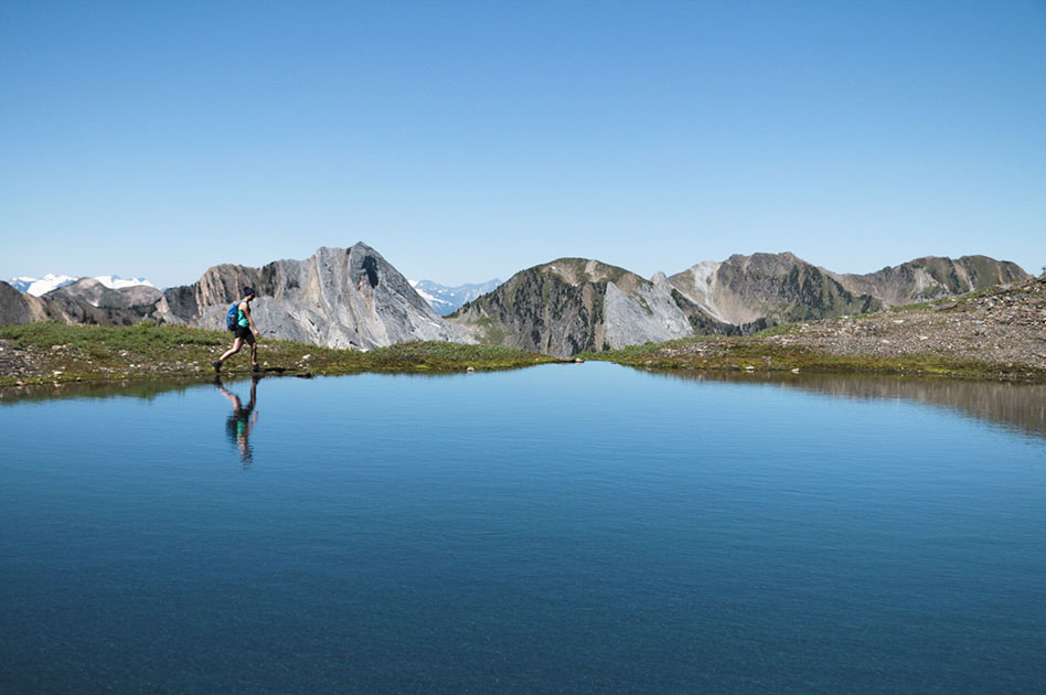 Hiking at Selkirk Mountain Experience