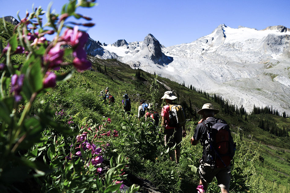 Hiking at Selkirk Mountain Experience