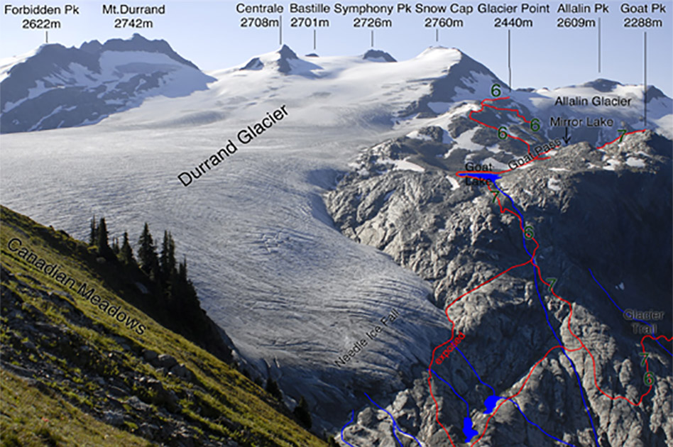 Hiking at Selkirk Mountain Experience