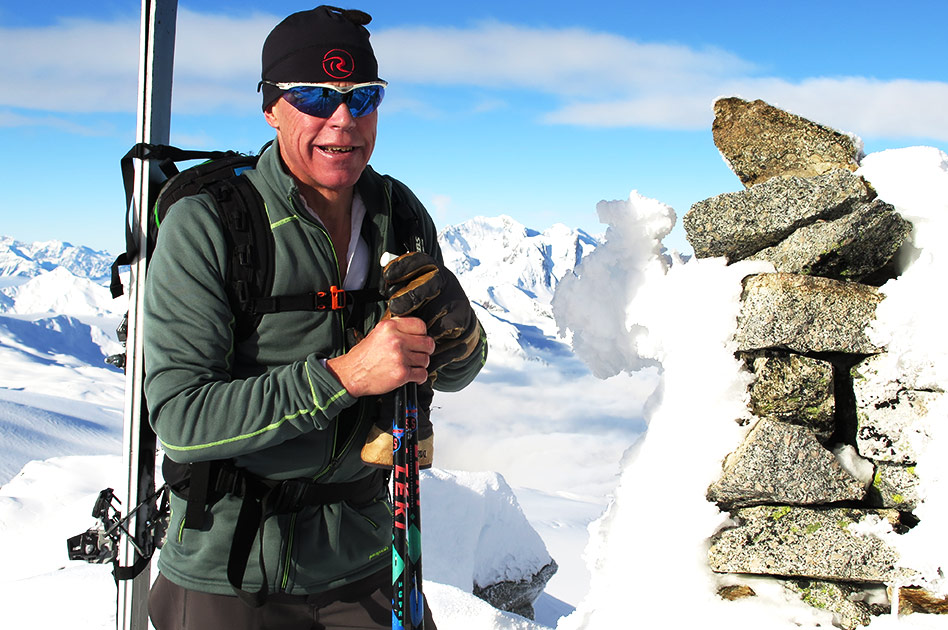 Skiing at The Durrand Glacier Chalet