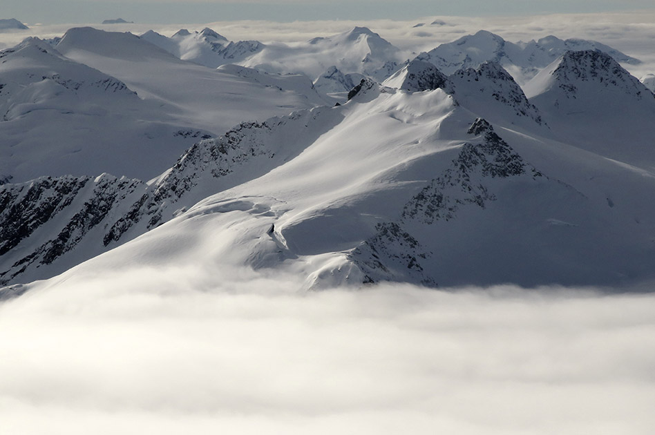 Ski Terrain of the Durrand Glacier