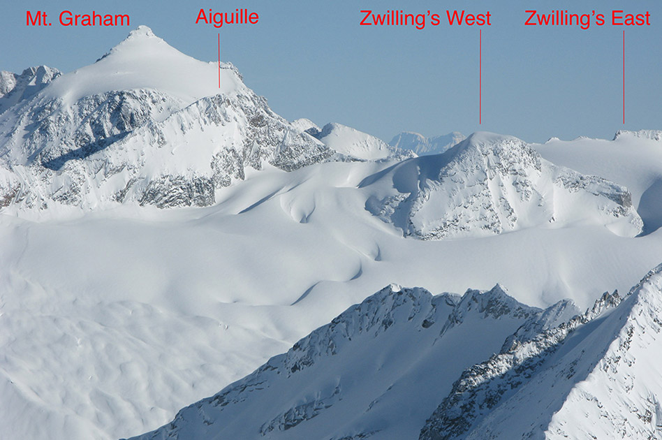 Ski Terrain at the Durrand Glacier Chalet