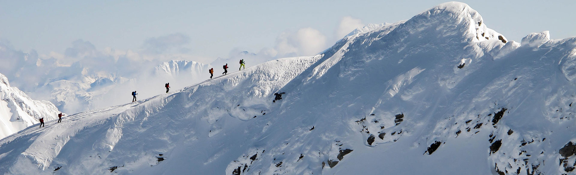 Hiking at the Durrand Glacier